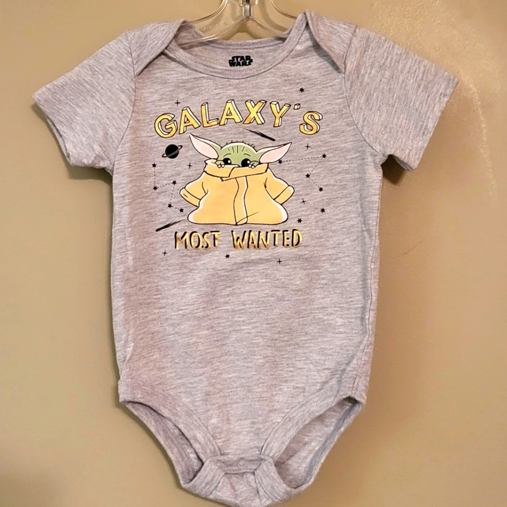 Star Wars grey onesie/bodysuit